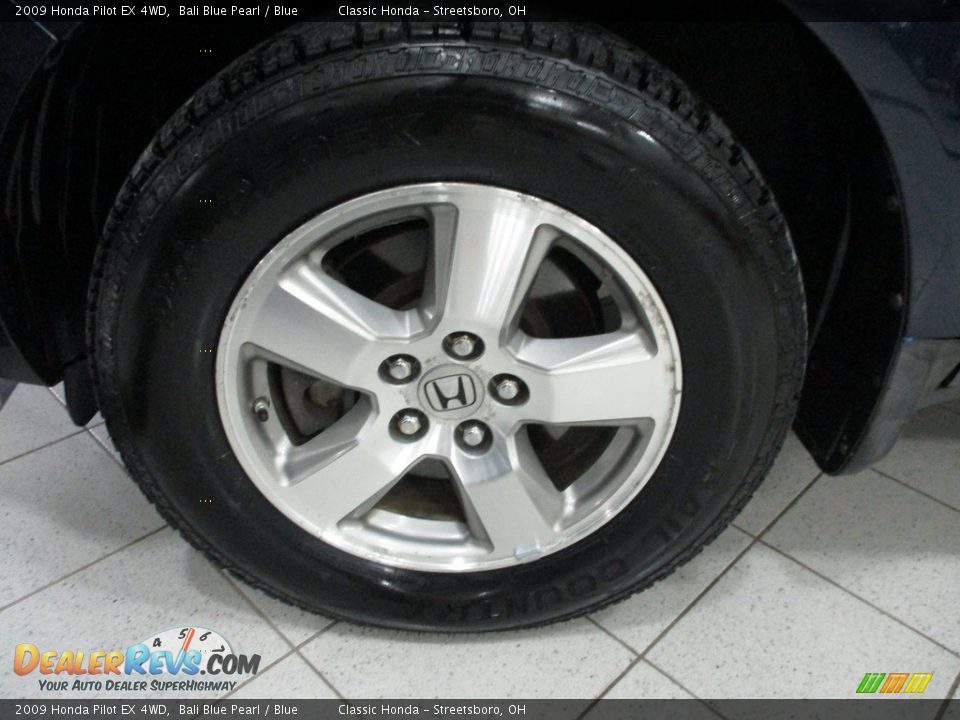 2009 Honda Pilot EX 4WD Bali Blue Pearl / Blue Photo #12