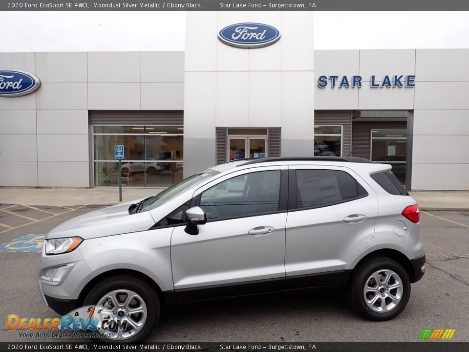 2020 Ford EcoSport SE 4WD Moondust Silver Metallic / Ebony Black Photo #1