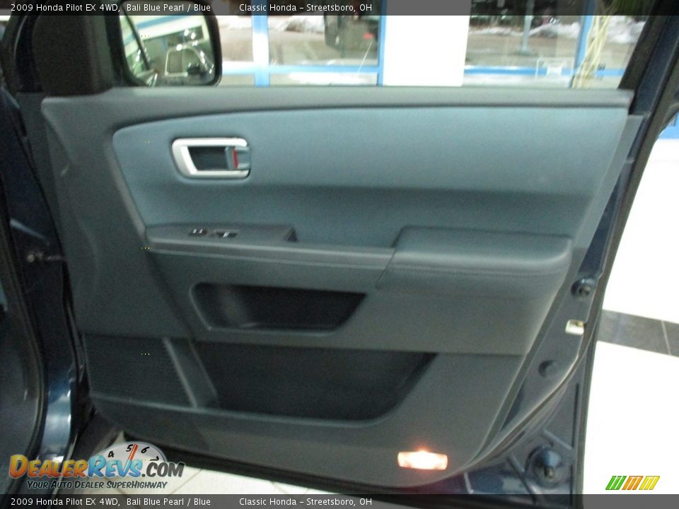 2009 Honda Pilot EX 4WD Bali Blue Pearl / Blue Photo #14