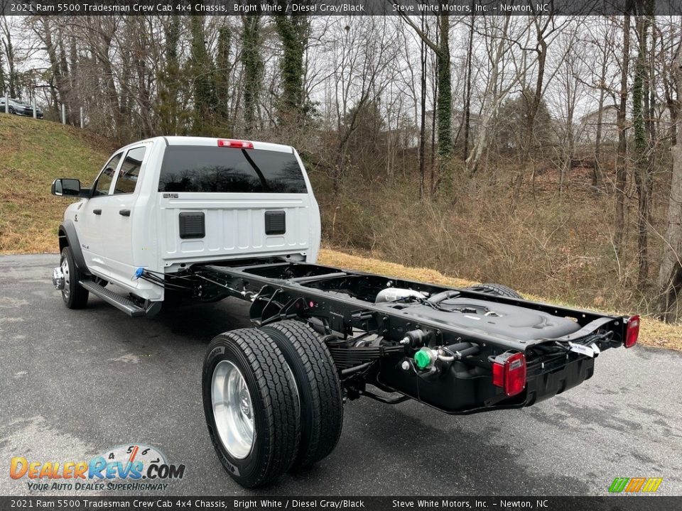 2021 Ram 5500 Tradesman Crew Cab 4x4 Chassis Bright White / Diesel Gray/Black Photo #8