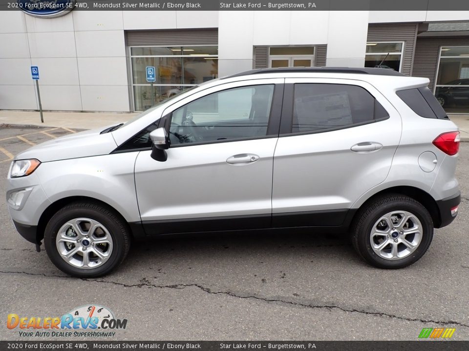 2020 Ford EcoSport SE 4WD Moondust Silver Metallic / Ebony Black Photo #2