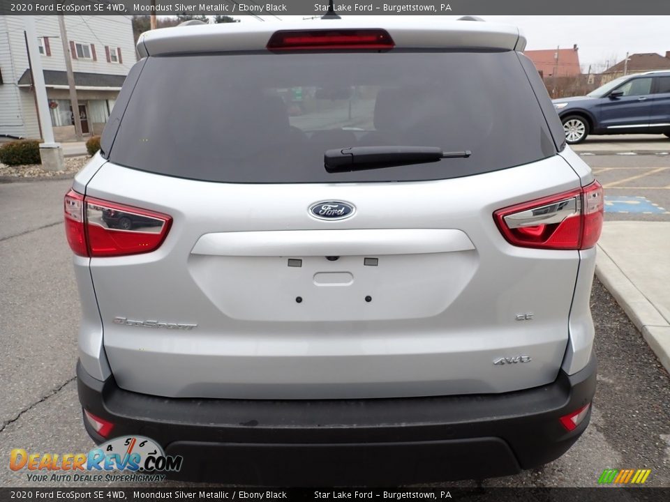 2020 Ford EcoSport SE 4WD Moondust Silver Metallic / Ebony Black Photo #4