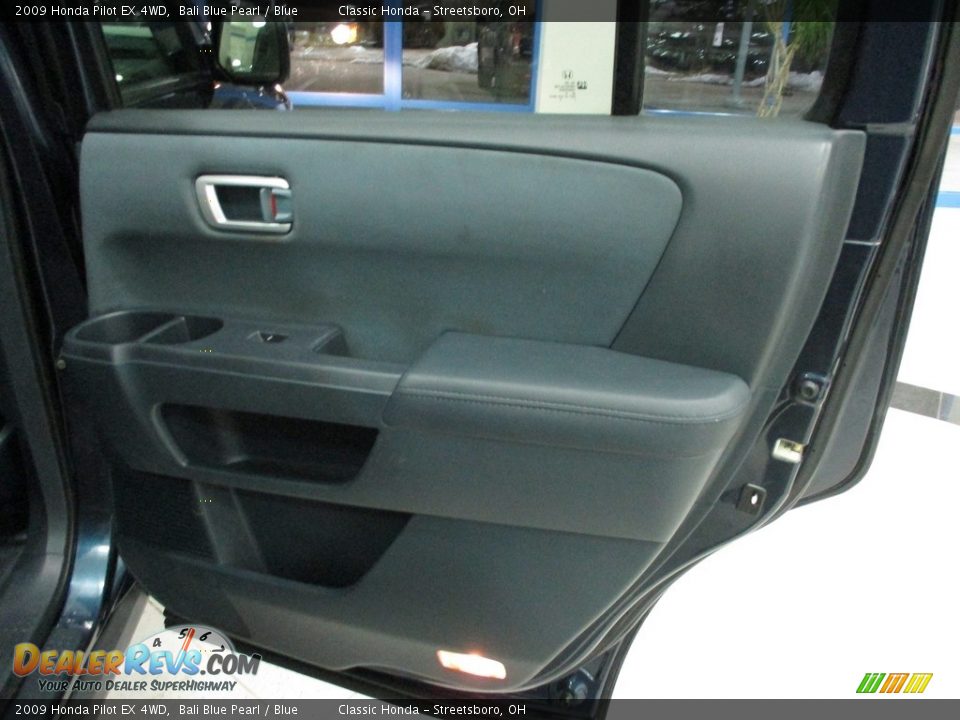 2009 Honda Pilot EX 4WD Bali Blue Pearl / Blue Photo #17