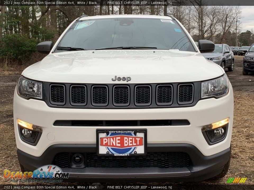 2021 Jeep Compass 80th Special Edition 4x4 White / Black Photo #3