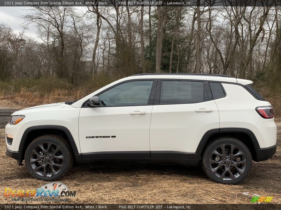 2021 Jeep Compass 80th Special Edition 4x4 White / Black Photo #4