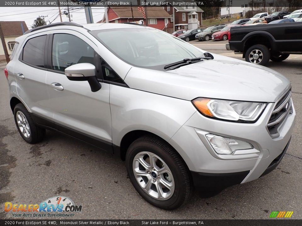 2020 Ford EcoSport SE 4WD Moondust Silver Metallic / Ebony Black Photo #8