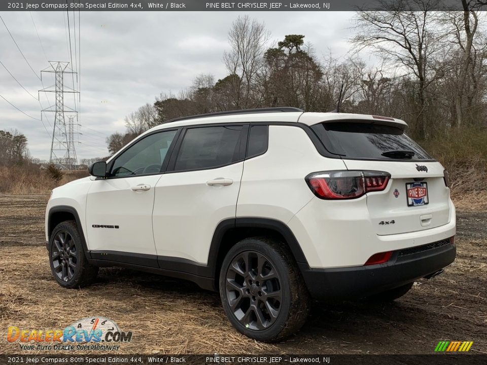 2021 Jeep Compass 80th Special Edition 4x4 White / Black Photo #6