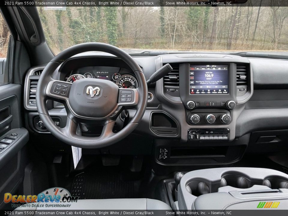 2021 Ram 5500 Tradesman Crew Cab 4x4 Chassis Bright White / Diesel Gray/Black Photo #16