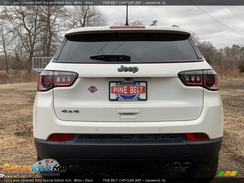 2021 Jeep Compass 80th Special Edition 4x4 White / Black Photo #7