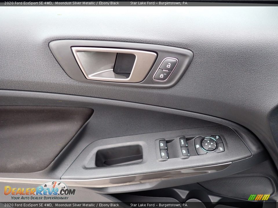2020 Ford EcoSport SE 4WD Moondust Silver Metallic / Ebony Black Photo #13