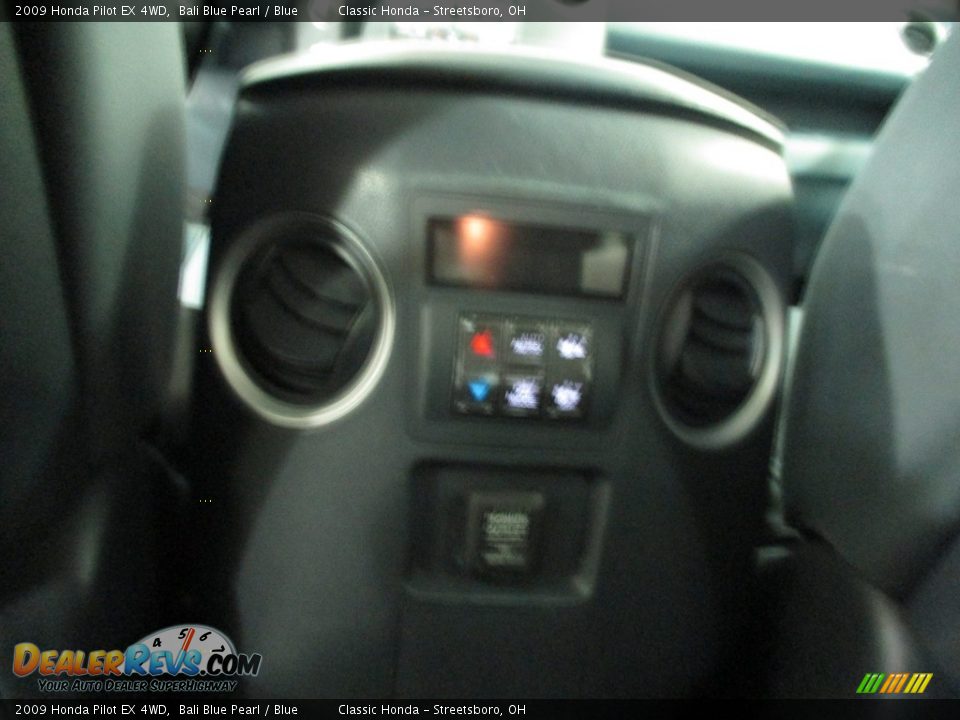 2009 Honda Pilot EX 4WD Bali Blue Pearl / Blue Photo #26