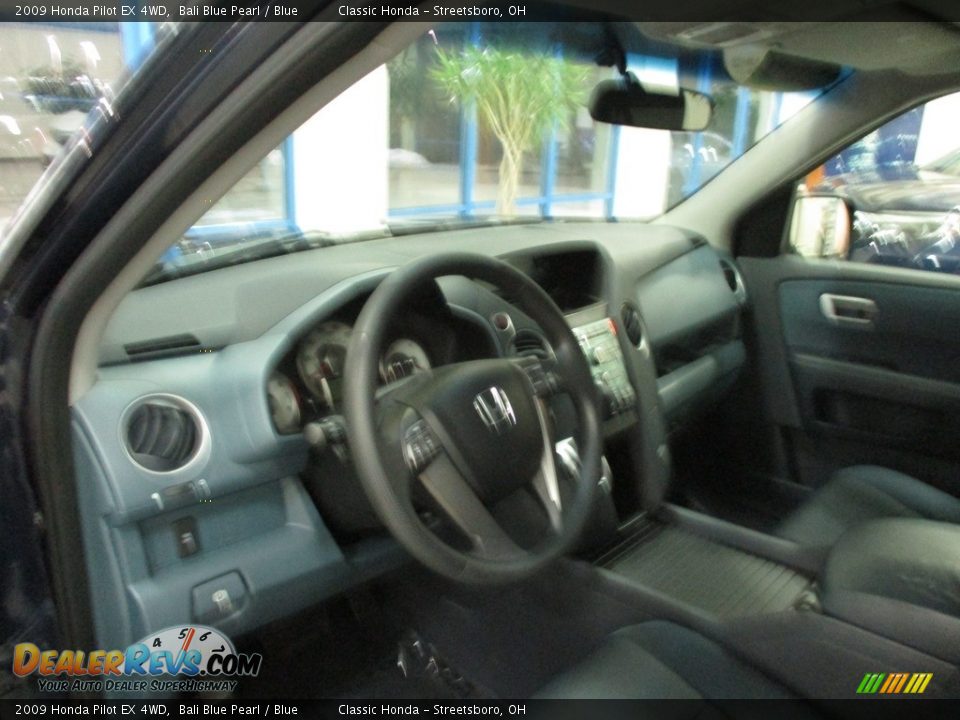 2009 Honda Pilot EX 4WD Bali Blue Pearl / Blue Photo #32