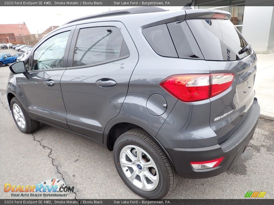 2020 Ford EcoSport SE 4WD Smoke Metallic / Ebony Black Photo #3