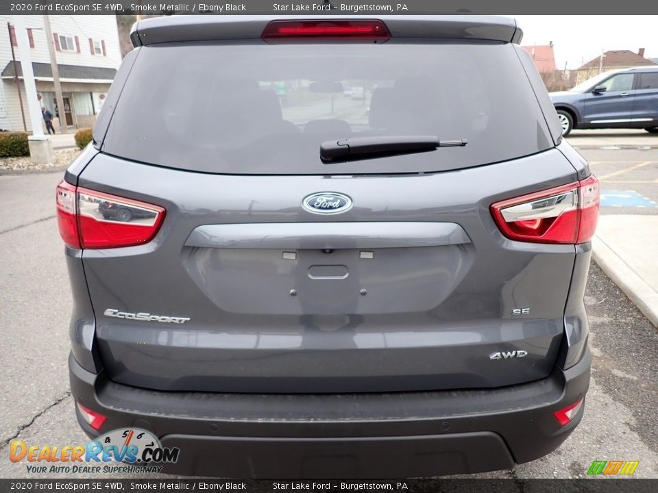 2020 Ford EcoSport SE 4WD Smoke Metallic / Ebony Black Photo #4