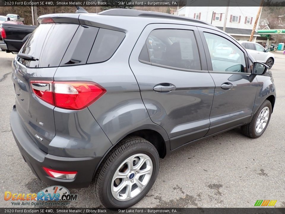 2020 Ford EcoSport SE 4WD Smoke Metallic / Ebony Black Photo #6