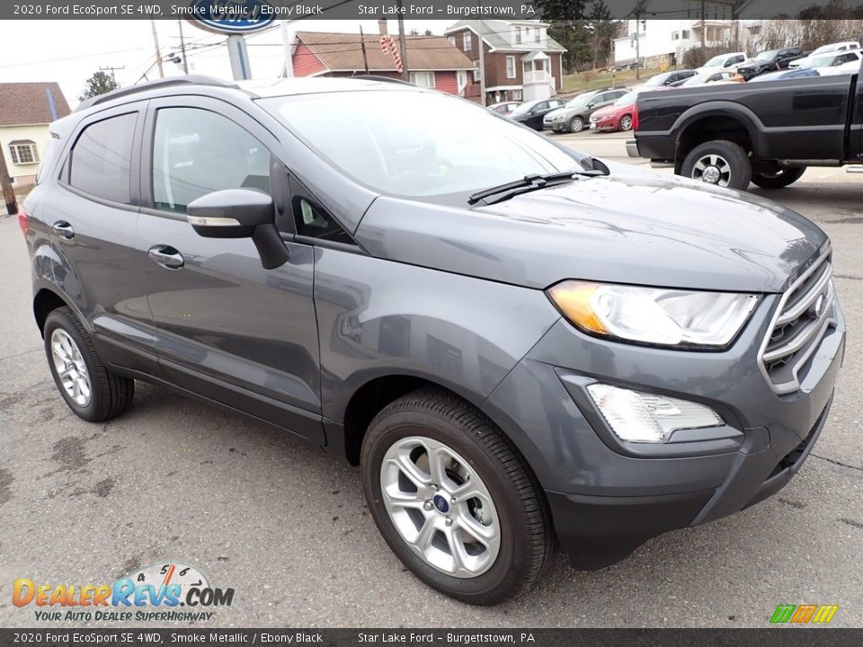 2020 Ford EcoSport SE 4WD Smoke Metallic / Ebony Black Photo #8