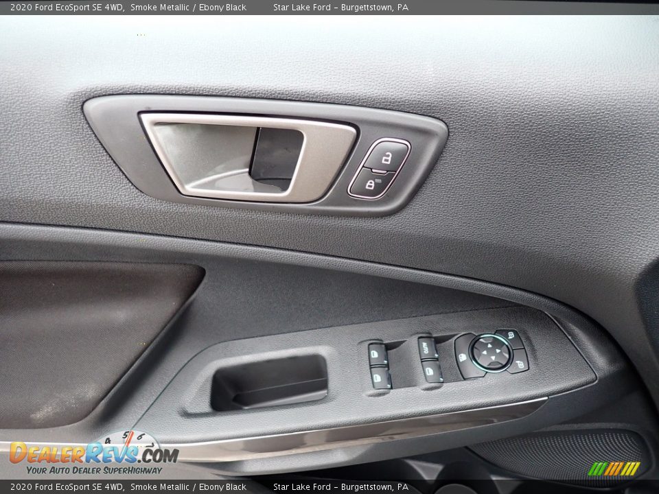 2020 Ford EcoSport SE 4WD Smoke Metallic / Ebony Black Photo #13