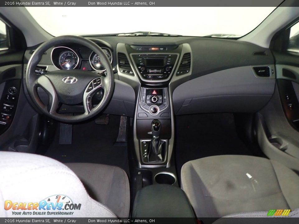 2016 Hyundai Elantra SE White / Gray Photo #23