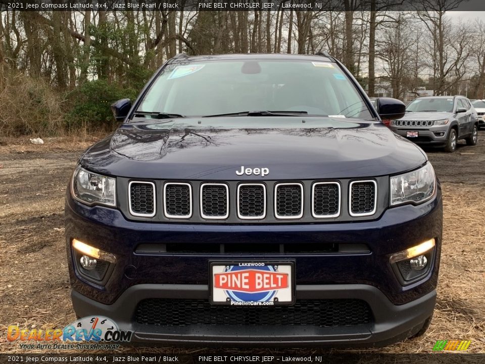 2021 Jeep Compass Latitude 4x4 Jazz Blue Pearl / Black Photo #3