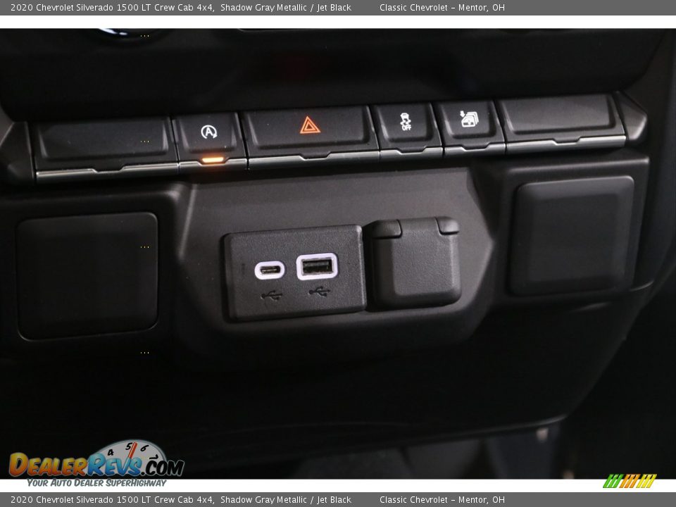 2020 Chevrolet Silverado 1500 LT Crew Cab 4x4 Shadow Gray Metallic / Jet Black Photo #14
