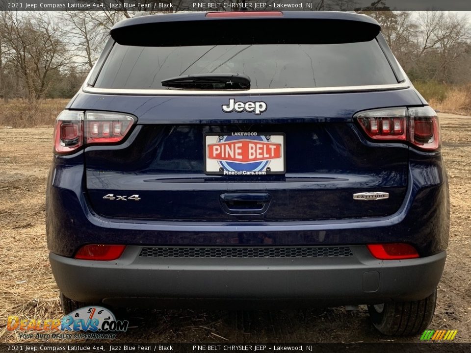 2021 Jeep Compass Latitude 4x4 Jazz Blue Pearl / Black Photo #7