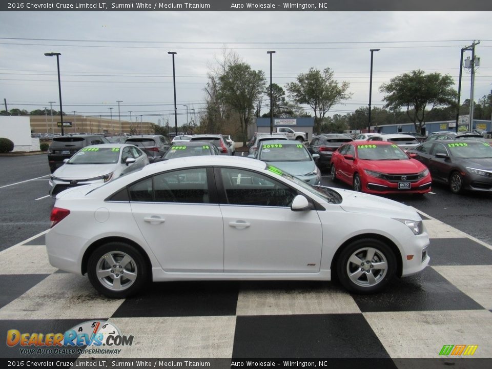 2016 Chevrolet Cruze Limited LT Summit White / Medium Titanium Photo #3