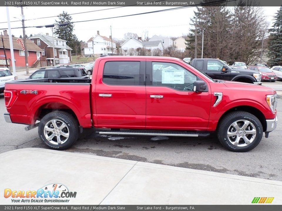 Rapid Red 2021 Ford F150 XLT SuperCrew 4x4 Photo #6