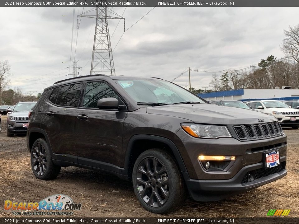 2021 Jeep Compass 80th Special Edition 4x4 Granite Crystal Metallic / Black Photo #1