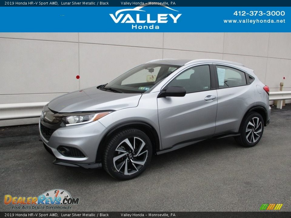 2019 Honda HR-V Sport AWD Lunar Silver Metallic / Black Photo #1