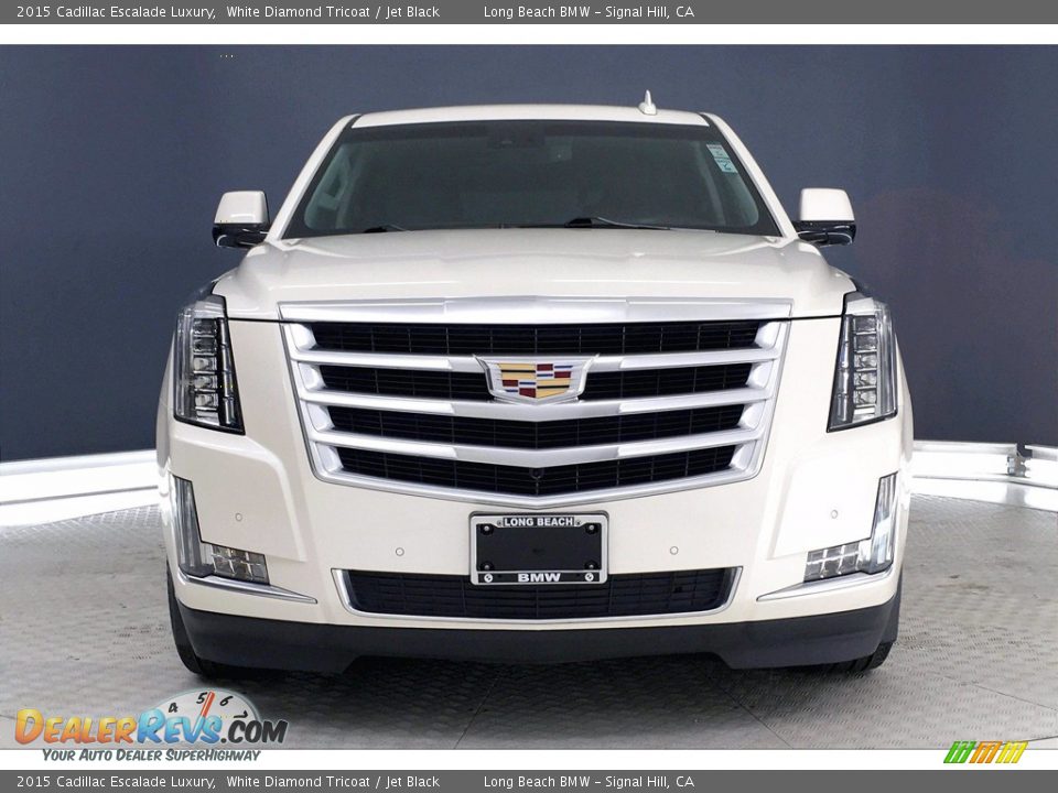 2015 Cadillac Escalade Luxury White Diamond Tricoat / Jet Black Photo #2