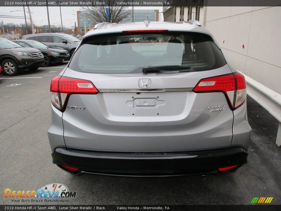 2019 Honda HR-V Sport AWD Lunar Silver Metallic / Black Photo #4