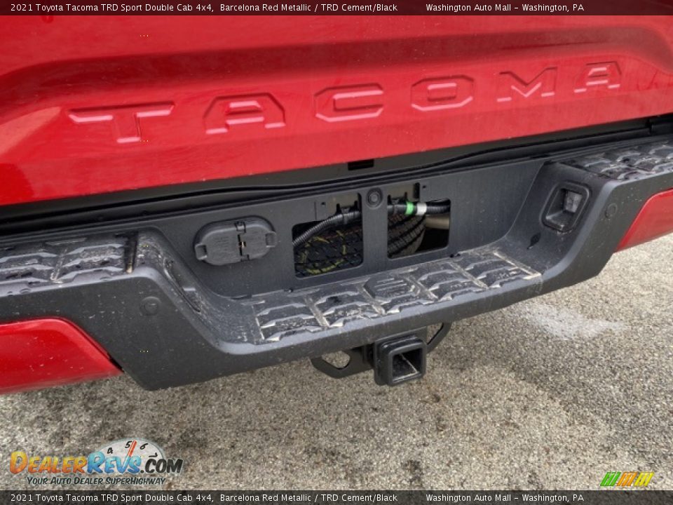 2021 Toyota Tacoma TRD Sport Double Cab 4x4 Barcelona Red Metallic / TRD Cement/Black Photo #22