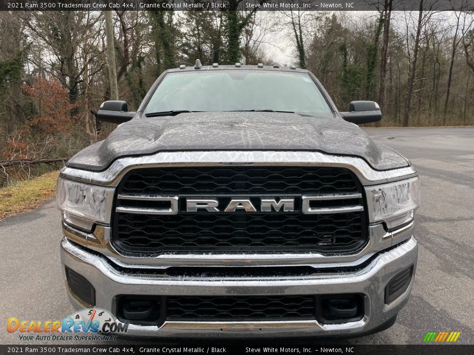 2021 Ram 3500 Tradesman Crew Cab 4x4 Granite Crystal Metallic / Black Photo #3