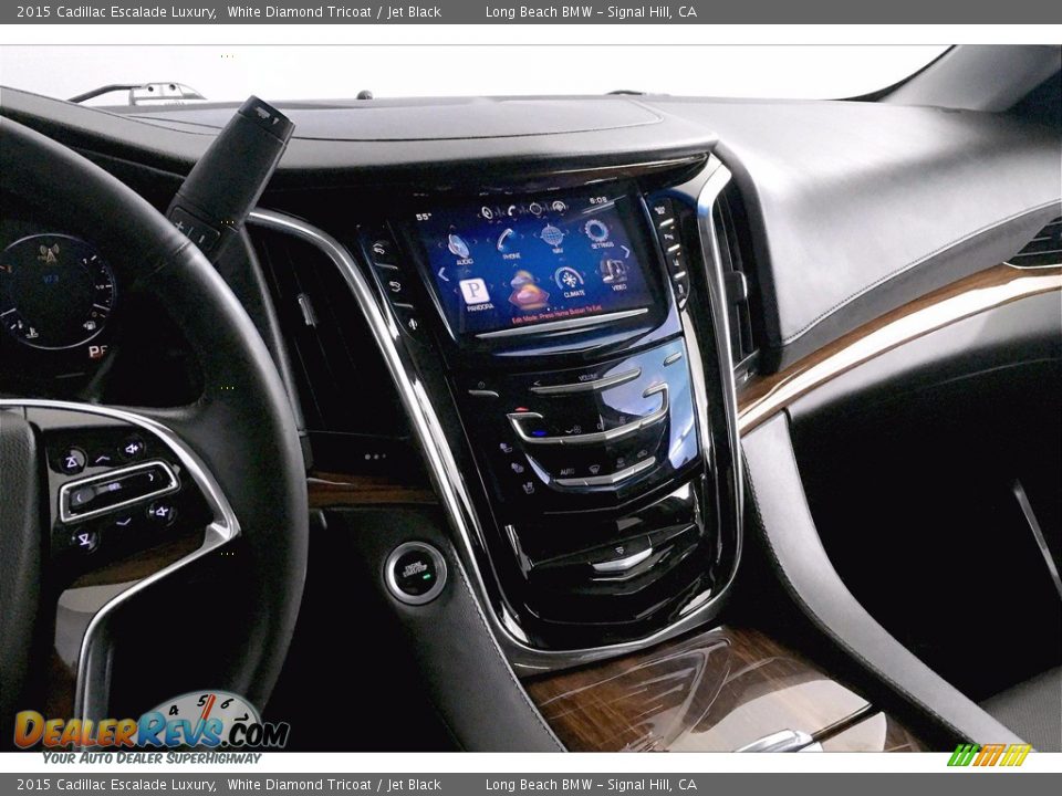 2015 Cadillac Escalade Luxury White Diamond Tricoat / Jet Black Photo #5