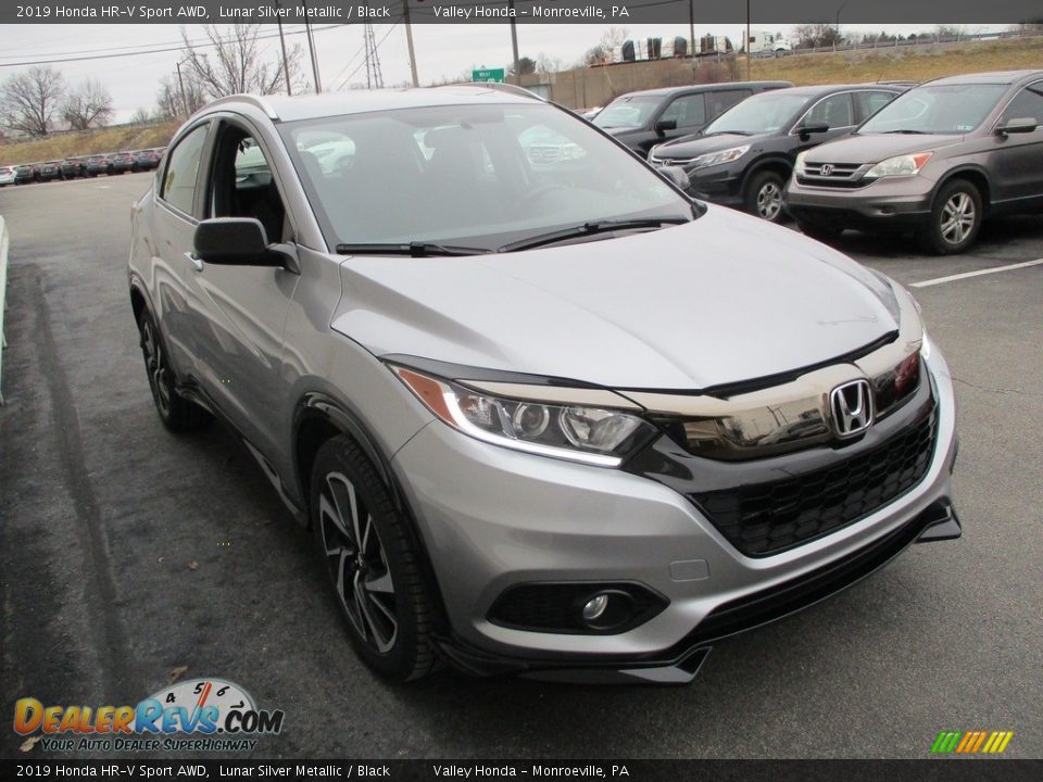 2019 Honda HR-V Sport AWD Lunar Silver Metallic / Black Photo #8