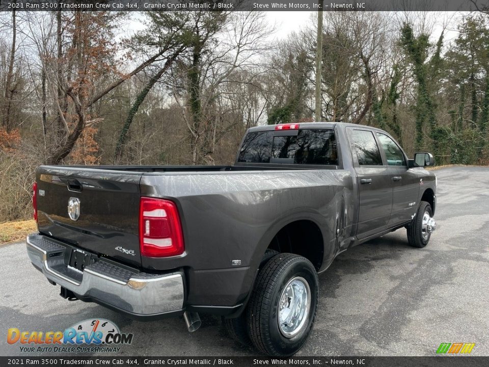 2021 Ram 3500 Tradesman Crew Cab 4x4 Granite Crystal Metallic / Black Photo #6