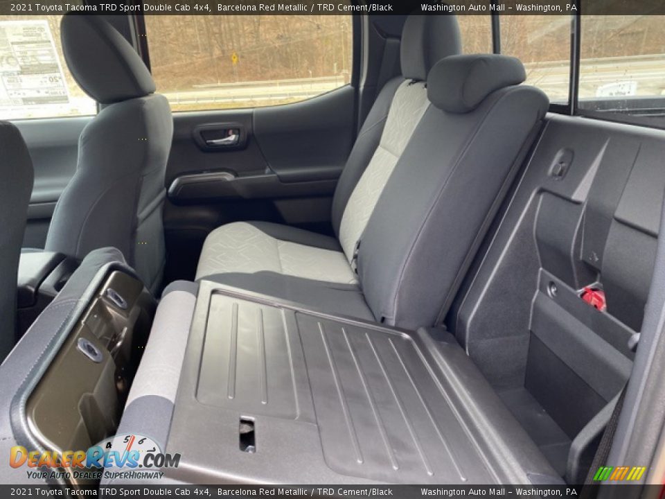 Rear Seat of 2021 Toyota Tacoma TRD Sport Double Cab 4x4 Photo #26