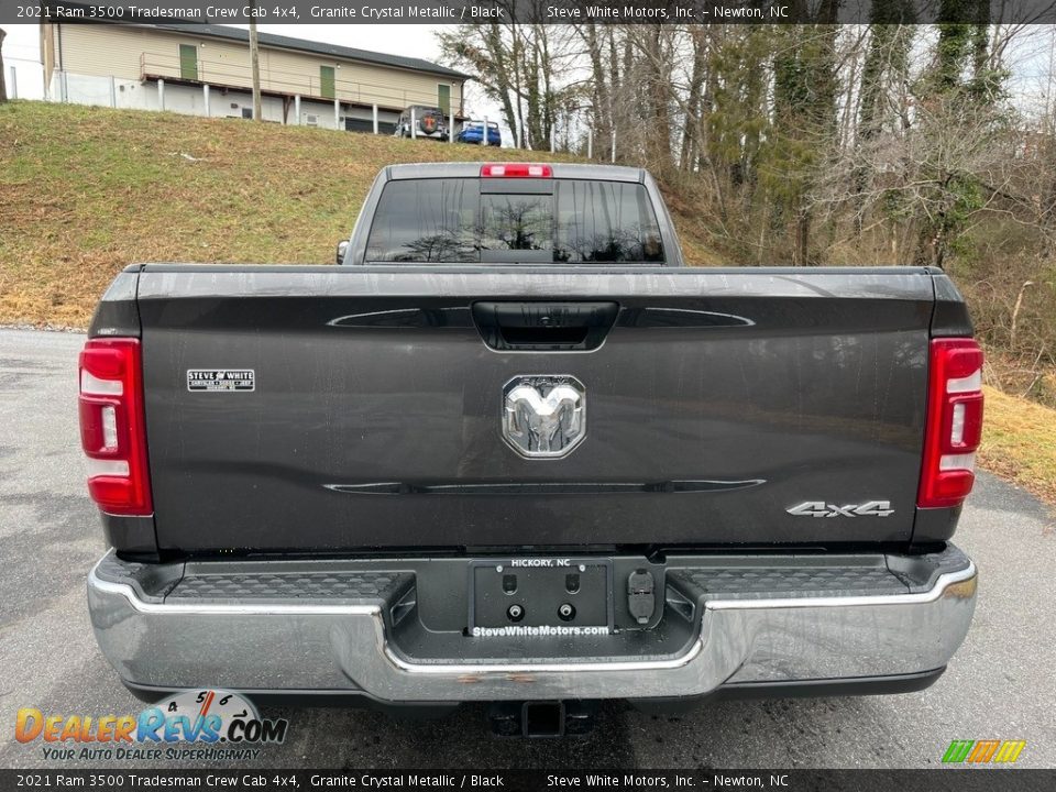 2021 Ram 3500 Tradesman Crew Cab 4x4 Granite Crystal Metallic / Black Photo #7