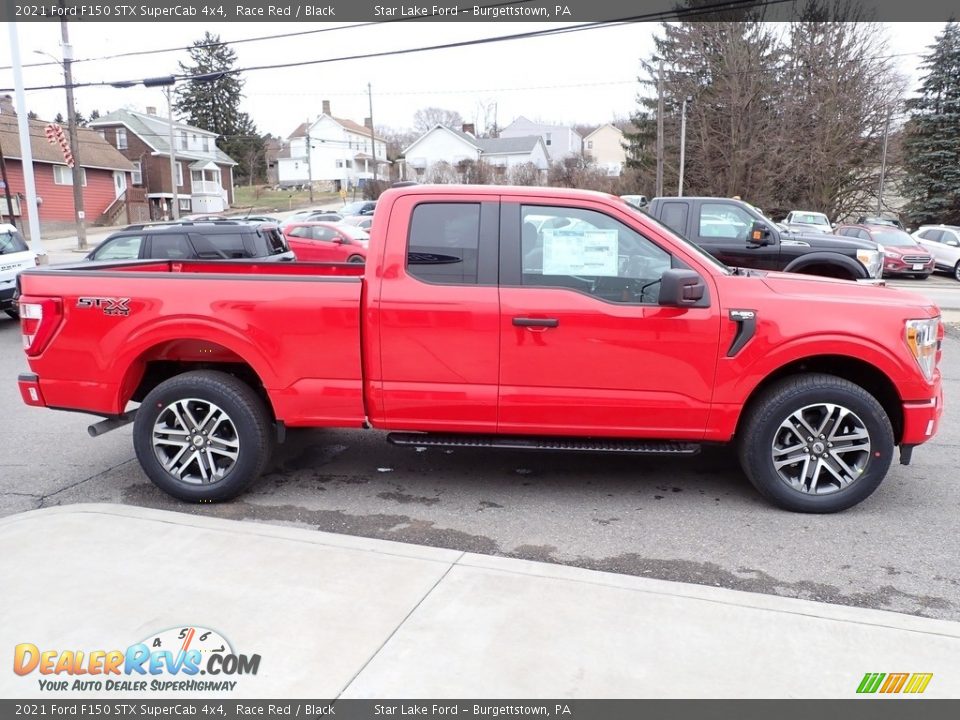 Race Red 2021 Ford F150 STX SuperCab 4x4 Photo #6