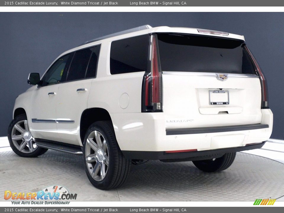 2015 Cadillac Escalade Luxury White Diamond Tricoat / Jet Black Photo #10