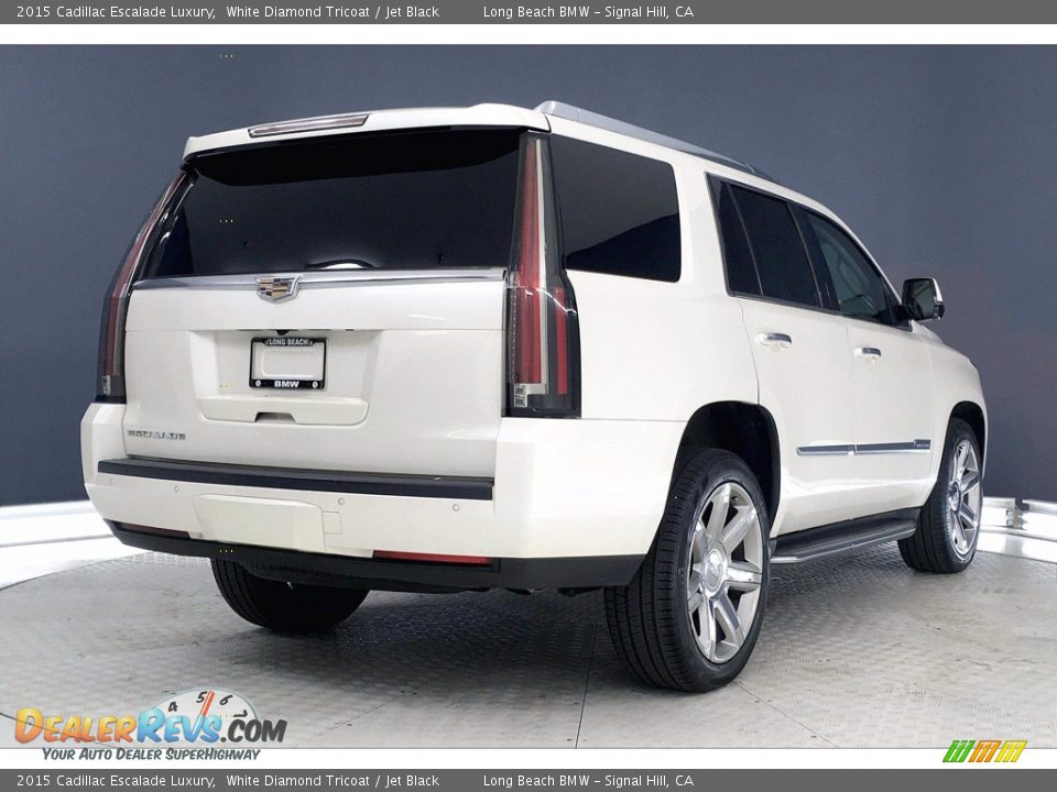 2015 Cadillac Escalade Luxury White Diamond Tricoat / Jet Black Photo #13