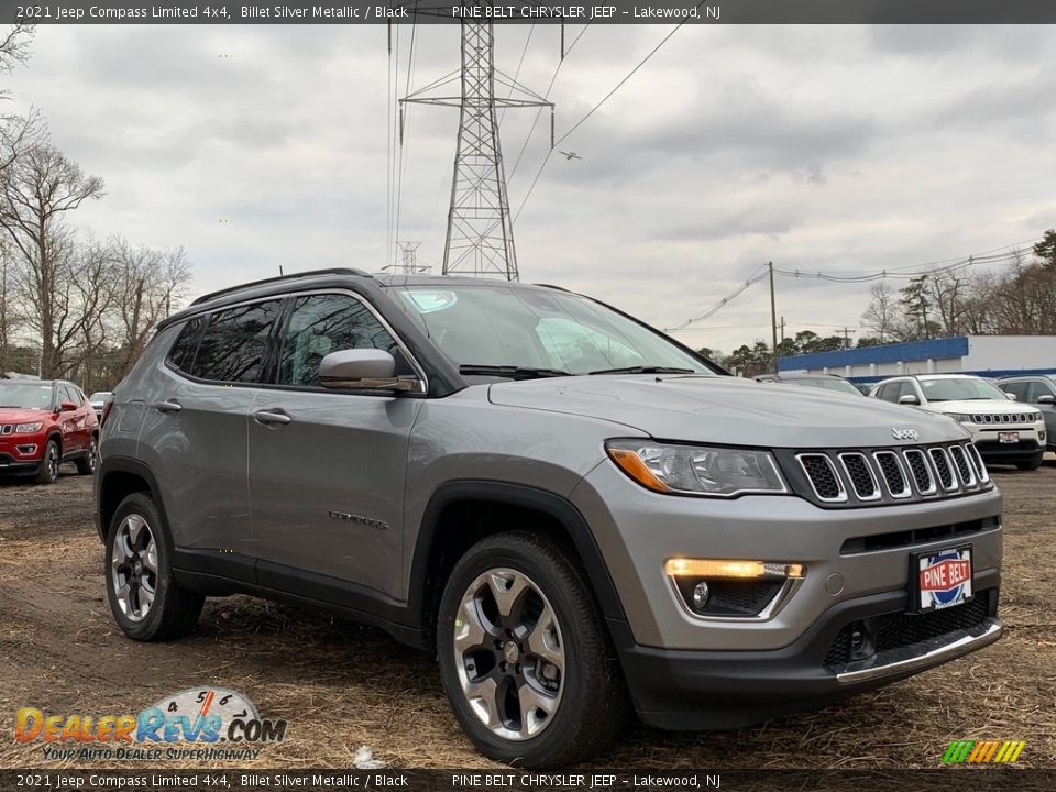 2021 Jeep Compass Limited 4x4 Billet Silver Metallic / Black Photo #1