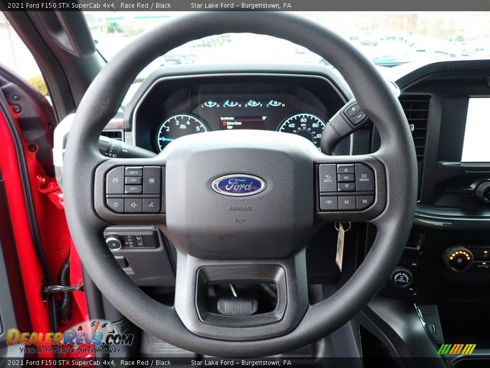 2021 Ford F150 STX SuperCab 4x4 Steering Wheel Photo #15