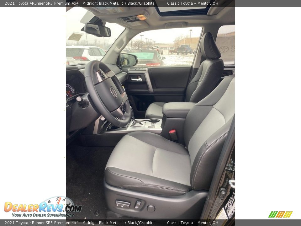 2021 Toyota 4Runner SR5 Premium 4x4 Midnight Black Metallic / Black/Graphite Photo #2