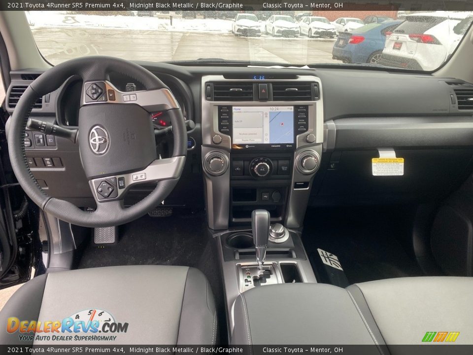 2021 Toyota 4Runner SR5 Premium 4x4 Midnight Black Metallic / Black/Graphite Photo #4