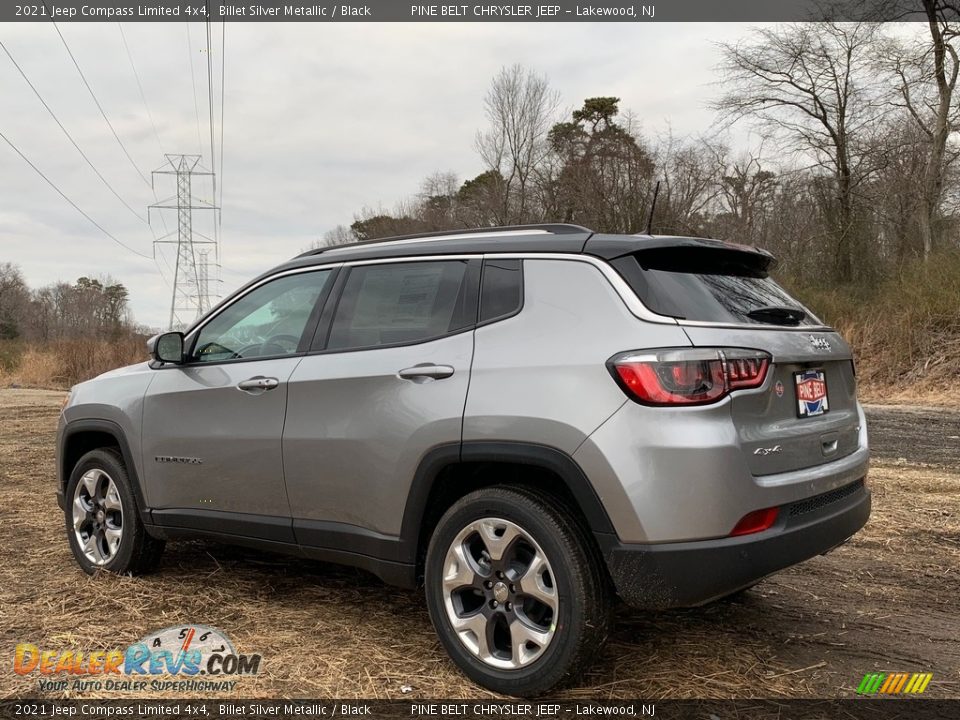 2021 Jeep Compass Limited 4x4 Billet Silver Metallic / Black Photo #6