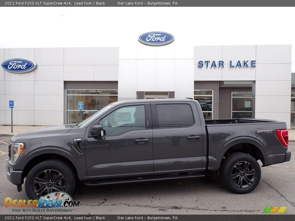 2021 Ford F150 XLT SuperCrew 4x4 Lead Foot / Black Photo #1