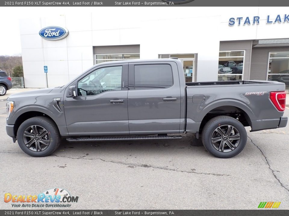 2021 Ford F150 XLT SuperCrew 4x4 Lead Foot / Black Photo #2