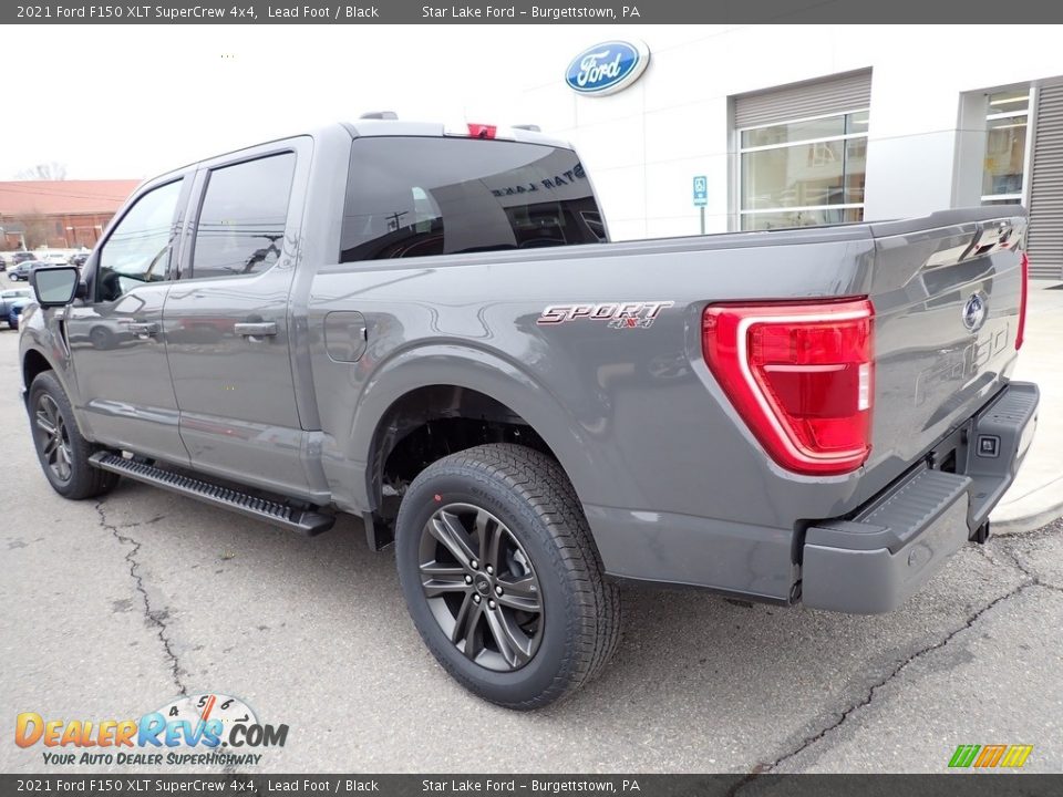 2021 Ford F150 XLT SuperCrew 4x4 Lead Foot / Black Photo #3