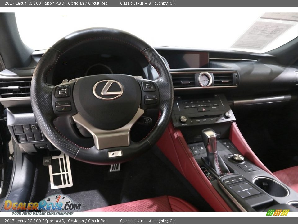 Dashboard of 2017 Lexus RC 300 F Sport AWD Photo #7